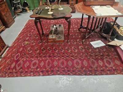 Lot 433 - An antique Tekke Bokhara carpet 326 ×  240cm