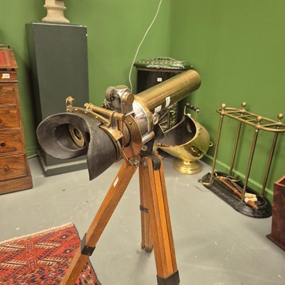 Lot 1863 - A vintage WWII-era 7x50 Gun Sighting Telescope...