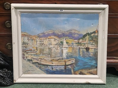 Lot 926 - Faith Sheppard (1920-2008) ARR, 'Cassis', oil...