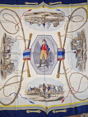 Lot 1000 - Scarves: a vintage Hermes 'Surete Celerite...