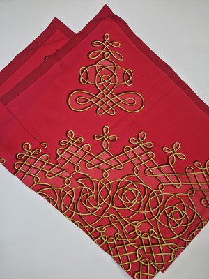 Lot 1273a - Scarves: a silk neck scarf incorporating...