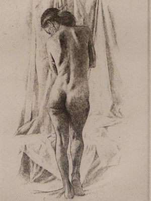 Lot 2709 - Mark Clark (b.1959) ARR., a standing nude,...