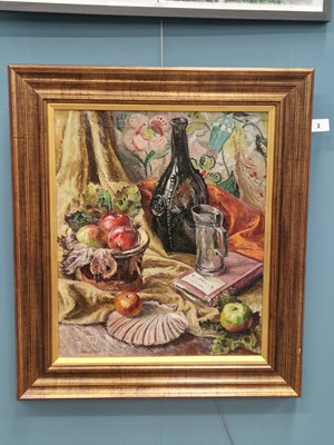 Lot 2 - Mary Armour (1902-2000) ARR., still life with...