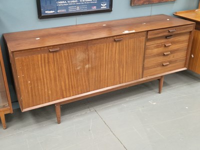 Lot 12 - A Scandart mid century teak sideboard, the...