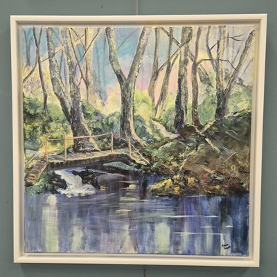 Lot 21 - Ted Stourton ARR., a small bird among...