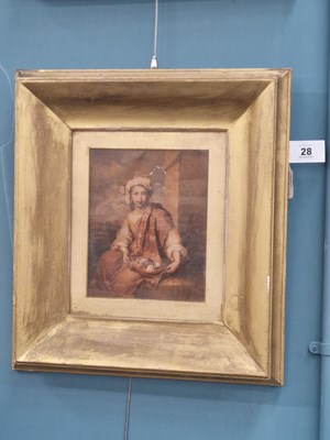 Lot 28 - After Bartolome Murillo, 'The Flower Girl',...