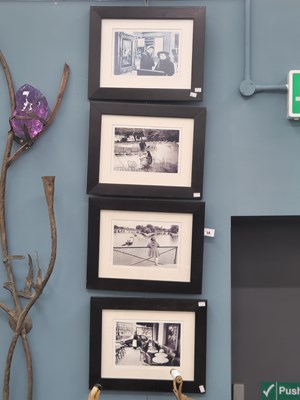 Lot 34 - Four framed photographic reproductions of...