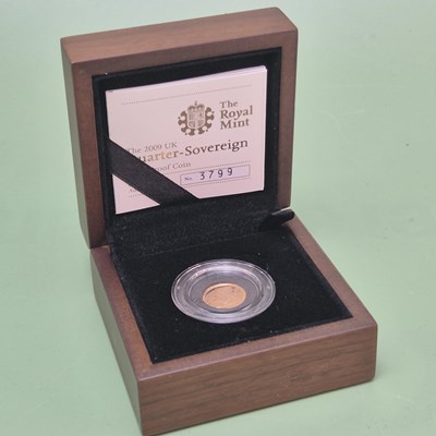 Lot 2841 - Royal Mint - 2009 UK gold proof Quarter...