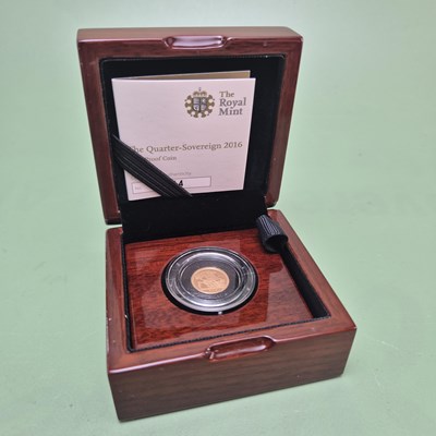 Lot 2848 - Royal Mint - 2016 UK gold proof Quarter...