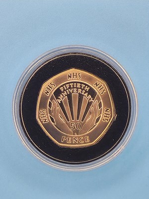Lot 2896 - Royal Mint - 1998 Silver Proof fifty pence...