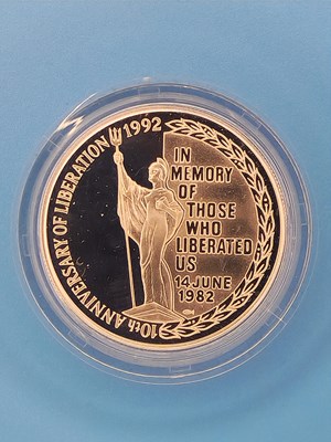 Lot 2905 - Royal Mint - 1992 Silver Proof five-pound coin,...