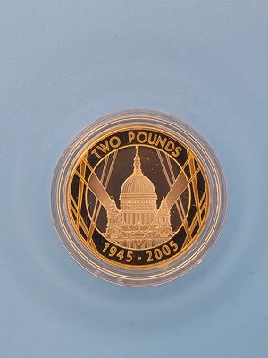 Lot 2908 - Royal Mint - 2005 Silver Proof two-pound coin,...