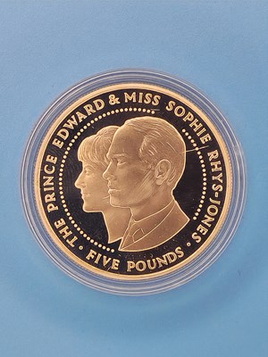 Lot 2909 - Royal Mint - 1999 Silver Proof five-pound coin,...