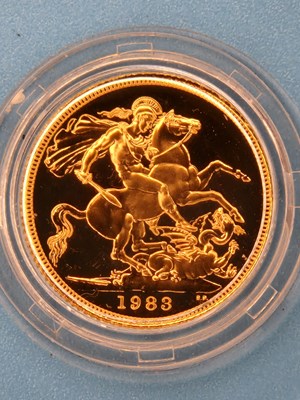 Lot 2937 - Royal Mint - 1983 Gold full sovereign coin.