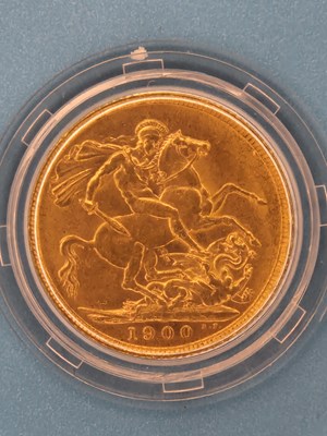 Lot 2946 - The Three Monarchs Sovereign, dated 1900,...
