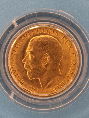 Lot 2954 - The Three Monarchs Sovereign, dated 1914,...