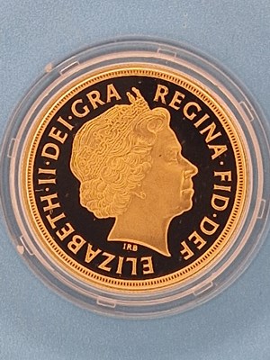 Lot 2967 - 2005 Gold Proof Five Pound, struck in 22ct...