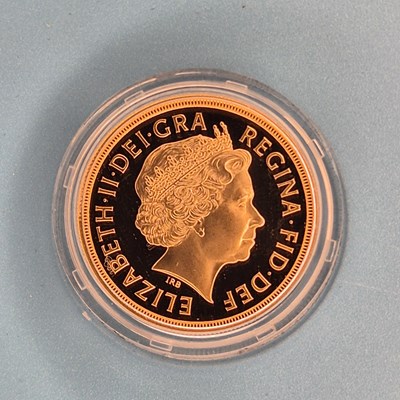 Lot 2997 - 2009 Gold Proof Five Pound, struck in 22ct...