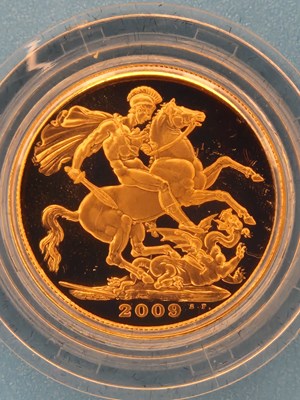 Lot 2999 - 2009 Gold Proof Sovereign, struck in 22ct gold...