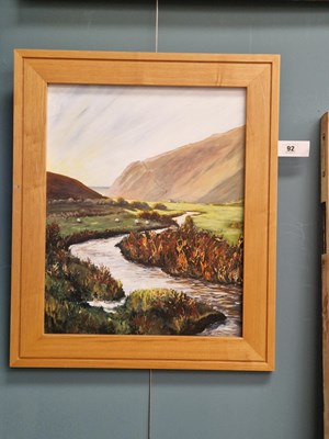 Lot 92 - Robert Jones (20th/21st century), 'Valley to...
