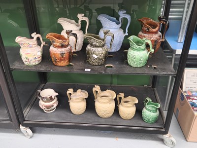 Lot 517 - Twelve Ridgway John Gilpin and other pottery...