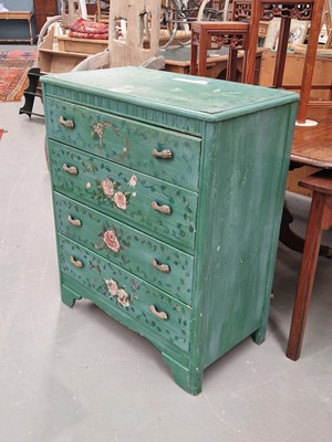 Lot 116 - An early 20th century folk art painted Lebus...