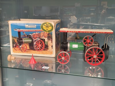 Lot 572 - A boxed Mamod live fuel steam tractor