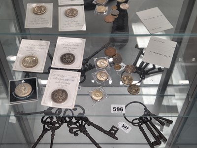Lot 596 - Elizabeth II £2 coins, crowns, and other coins