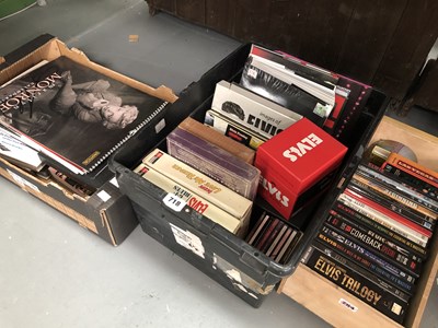 Lot 718 - Elvis Memorabillia: DVDs, CD boxsets,...