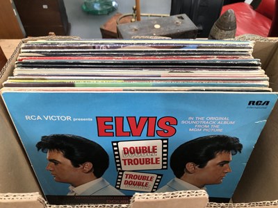 Lot 721 - Elvis Presley; thirty two LP records;...