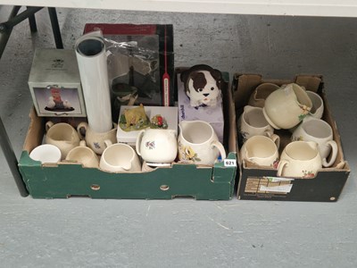 Lot 621 - A Churchill nodding dog, Beswick jugs, a boxed...