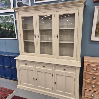 Lot 188 - A bespoke modern Georgian style painted pine...