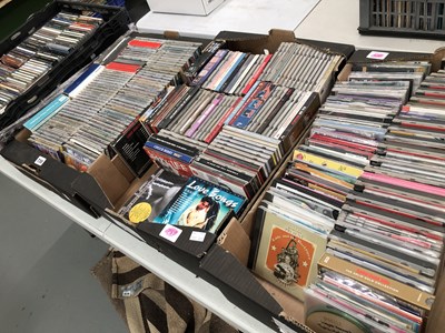Lot 730 - Rock/Pop/Rock 'n' Roll; four trays of CDs &...