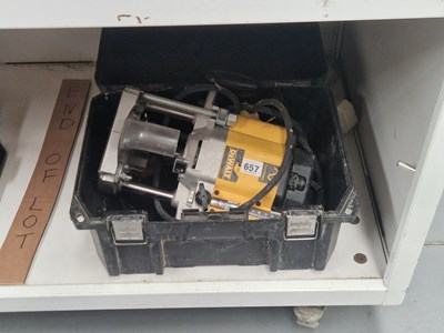 Lot 657 - A cased DeWalt electric router