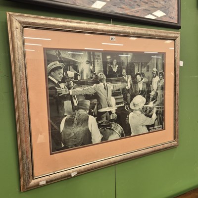 Lot 217 - A large framed Phil Stern photographic print...