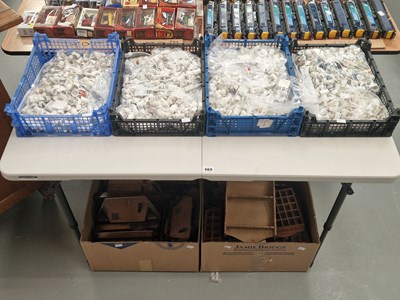 Lot 669 - A large collection of porcelain thimbles...