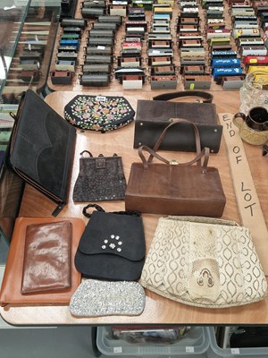 Lot 686 - A collection of ten handbags, purses and...