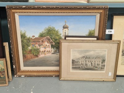 Lot 236 - Philip Kitner, a central European scene,...