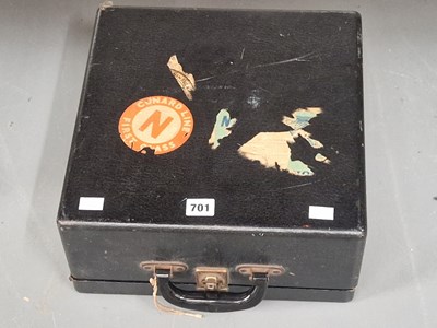 Lot 701 - A Remington- Rand typewrited in a case with...