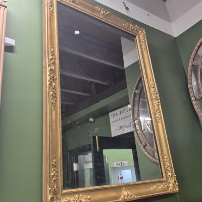 Lot 400 - An ornate gilt framed mirror 118 × 82cm