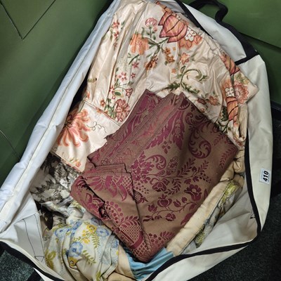 Lot 410 - Various cushions, covers,  fabrics and other...