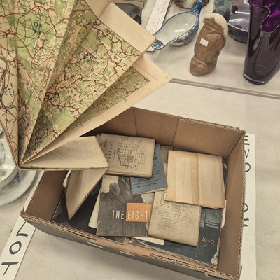 Lot 807 - Various maps and ephemera.