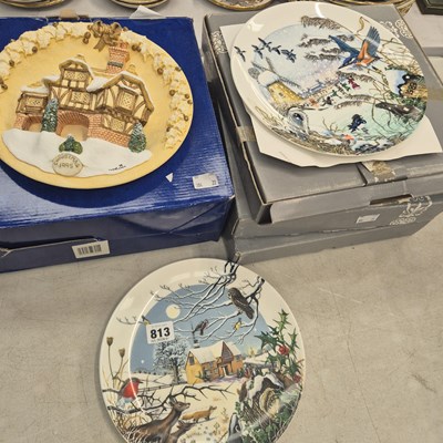 Lot 813 - various collectors plates.