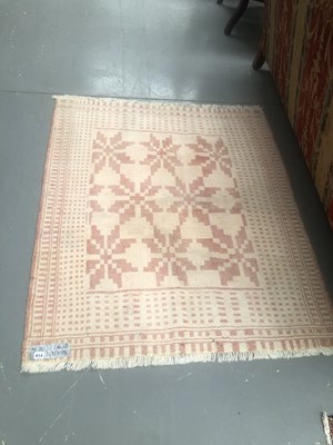 Lot 414 - A tribal flatweave rug 135 × 118cm
