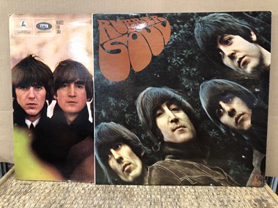 Lot 2889 - The Beatles - Two LP records; Rubber Soul...