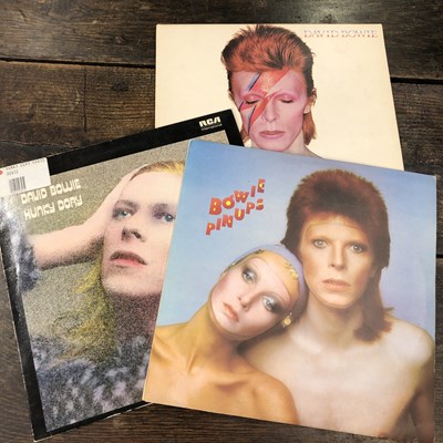 Lot 2890 - David Bowie - Three LP records; from around...