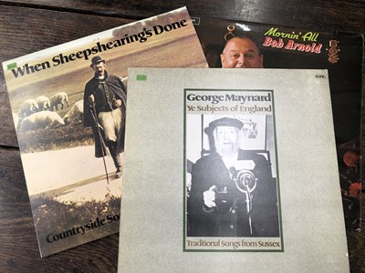 Lot 2898 - Three Traditional Folk LP records; These three...