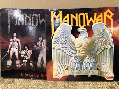 Lot 2904 - Manowar - Two LP records from this American...