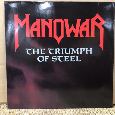 Lot 2907 - Manowar - The Triumph Of Steel double LP...