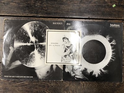 Lot 2909 - Bauhaus - Two LP records & a 7" single; Press...